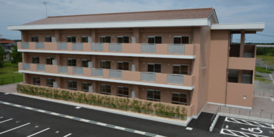 平成26年08月竣工 島根県営住宅(江津市沖の浜団地)建設(第2期建築)工事