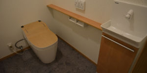 平成26年12月竣工 M様邸新築工事(トイレ)