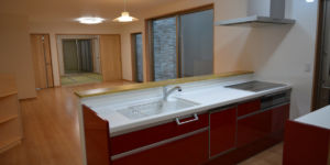 平成26年12月竣工 M様邸新築工事(キッチン)