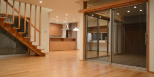 平成29年02月竣工 A様邸新築工事(リビング)