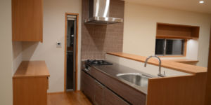 平成29年02月竣工 A様邸新築工事(キッチン)